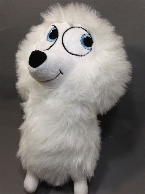 Secret Life of Pets Gidget White Plush Pomeranian Dog Children Soft Toy ...