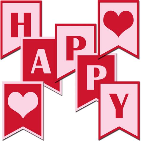 Happy Valentines Day Banner Printable Photo Prop Banner - Etsy UK