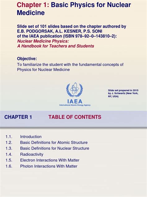 Chapter 01. Basic Physics For Nuclear Medicine PDF | PDF | Radioactive ...