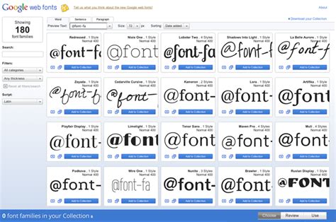 Google font Download