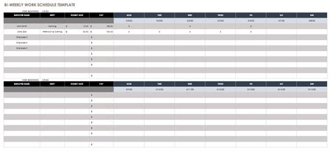 Free Shift Schedule Template - PRINTABLE TEMPLATES