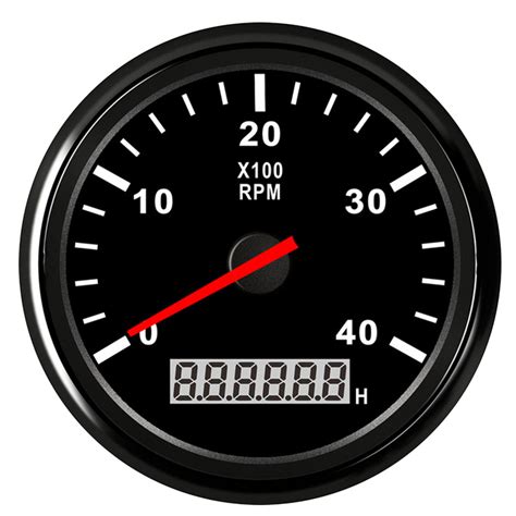 3 3/8” 85mm Boat Marine Tachometer Diesel Engine Tacho Gauge w ...