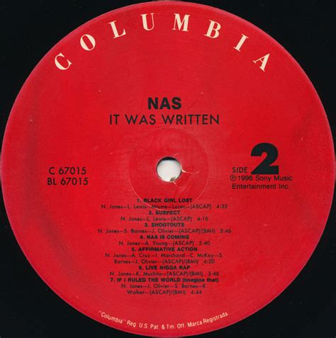 Nas - It Was Written - Used Vinyl - High-Fidelity Vinyl Records and Hi ...