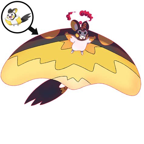 Gigantamax Emolga by Bearmation on DeviantArt Pokemon Fake, Pokemon ...