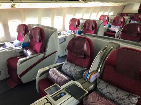 Review: Qatar Airways Business Class Boeing 777-200LR (AKL - DOH ...