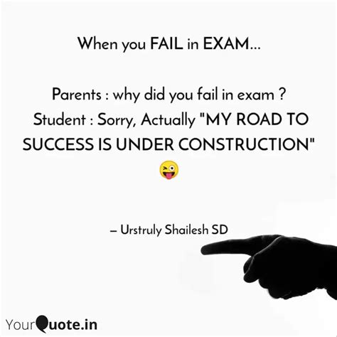 Failed Exam Quotes