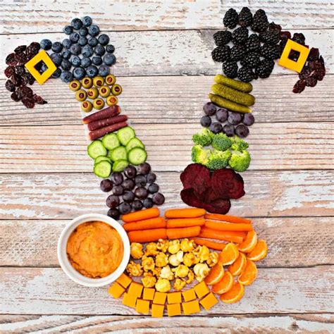 Halloween Witch Fruit and Veggie Snack Tray