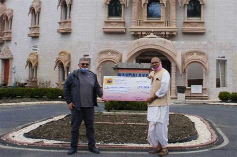 VRAJ Hindu Temple makes $11,001 Donation - Schuylkill Community Action