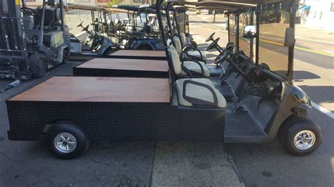 Custom EZGO Shuttle 2 Flatbed HEAVY DUTY ELECTRIC UTILITY CARTS - Value ...