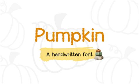 Pumpkin Font by LalavaStudio · Creative Fabrica