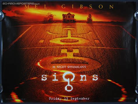 Signs Poster (2002) - Original British Quad Movie Poster