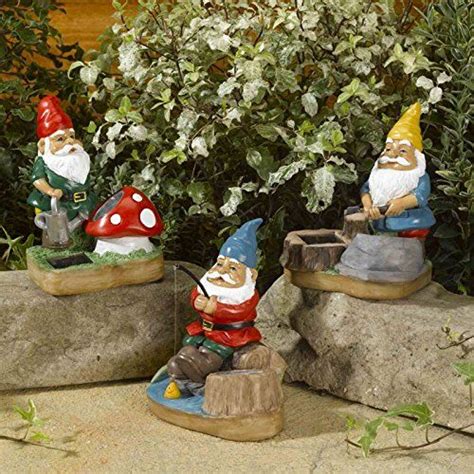 Smart Solar Garden Gnomes Spotlights 3 pack | Gnome garden, Gnomes ...