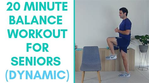 Beginner Balance Exercises For Seniors (Dynamic) | Balance Exercise For ...