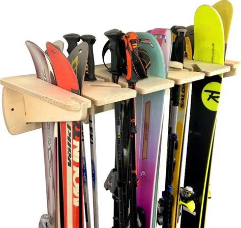 Snowboard Rack Australia Vertical 5 Snowboard Storage Wall Rack | Curve ...