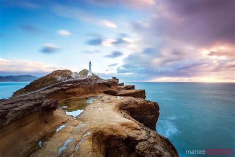 - Castle Point lighthouse at dawn, Wellington region, New Zealand ...