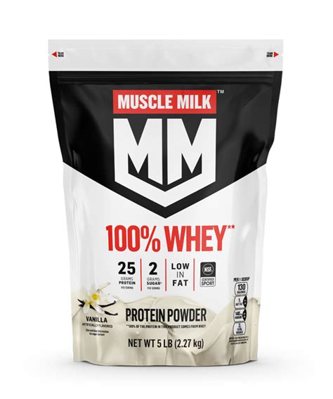 100% WHEY Protein Powder | Muscle Milk©