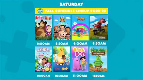 Universal Kids on NBC 2022 Schedule Lineup by MarkPipi on DeviantArt