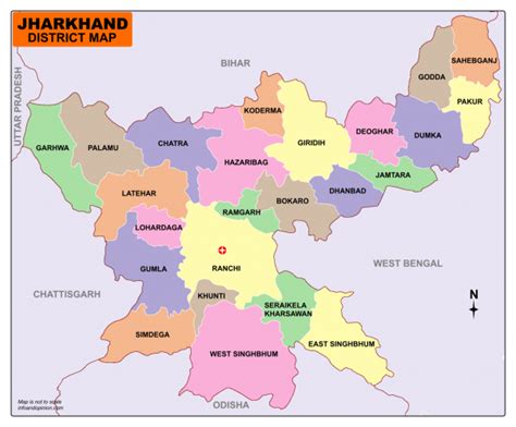 Jharkhand Map- Download Free Map Of Jharkhand In Pdf - Infoandopinion