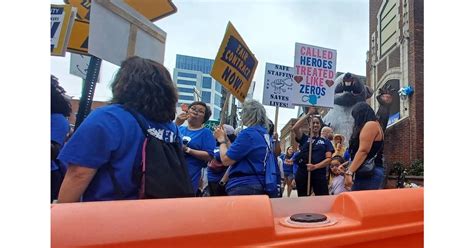 'We Don't Want to be Out Here': RWJ University Hospital Nurses Strike ...