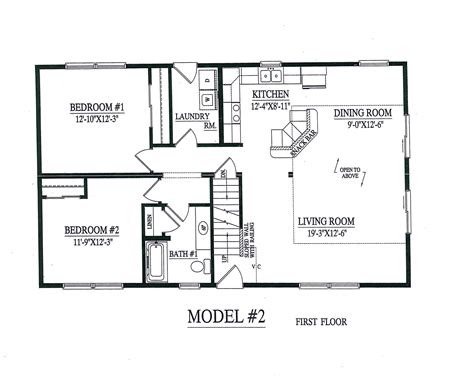 2 Bedroom 2 Bath Modular Home Floor Plans - floorplans.click