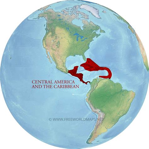 Caribbean Sea In World Map - Spring Solstice 2024