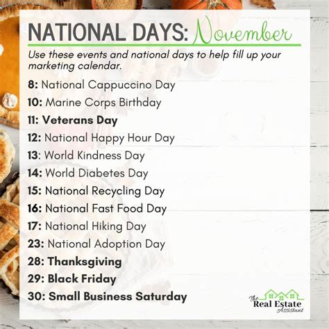 National Days: November | National holiday calendar, National day ...