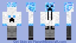 Blue Creeper Minecraft Skin