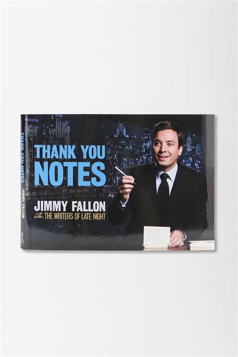 Thank You Notes By Jimmy Fallon | Jimmy fallon book, Jimmy fallon ...