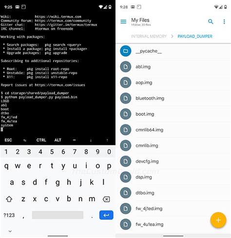 Extract Android OTA Payload.bin File using Payload Dumper Tool