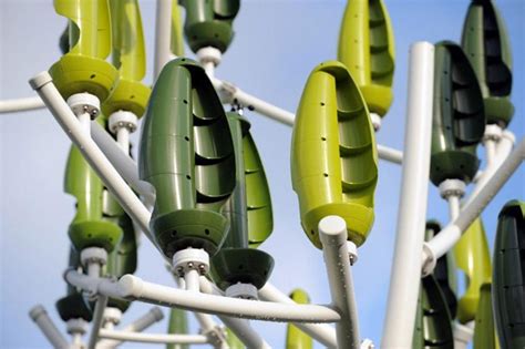 French Start Up Designed Urban Wind Trees With Leaf Shaped Mini Turbines