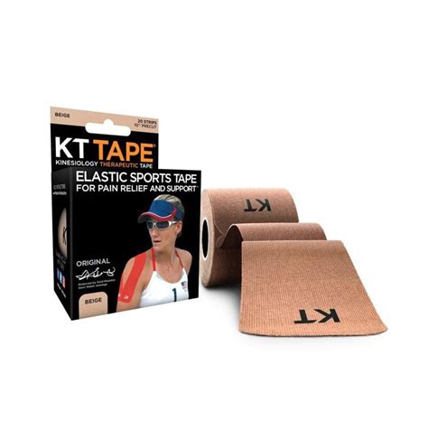 KT Tape Original - 20 Precut 10" Strips Beige [Free Shipping] | BodyHeal