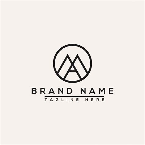 Premium Vector | Ma logo design template vector graphic branding element