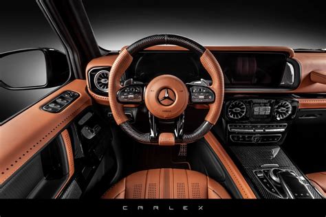 Custom Caramel Mercedes-AMG G 63 Interior by Carlex Design Looks ...