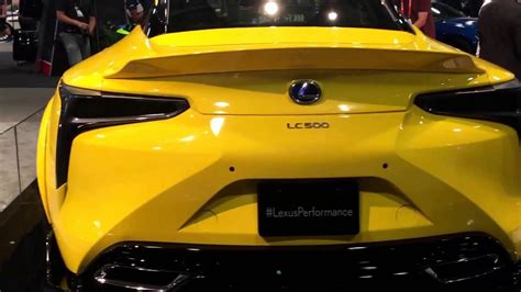 Yellow Lexus LC 500 at SEMA - YouTube