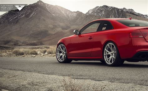 Red Audi S5 Gains a Distinctive Look with 20 Inch Forged Vorsteiner ...