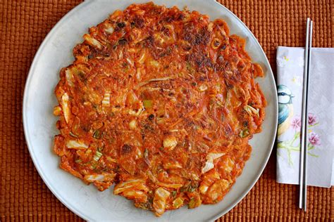 Kimchi pancake (Kimchijeon) recipe - Maangchi.com