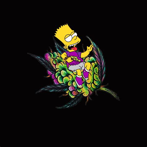 Bart Simpson Smoking Wallpaper