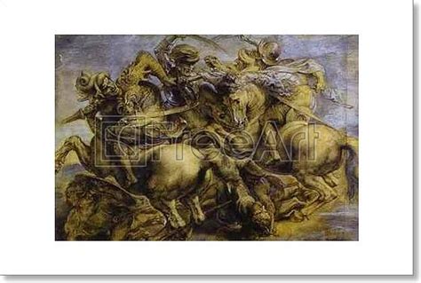 Leonardo Da Vinci Paintings The Battle Of Anghiari