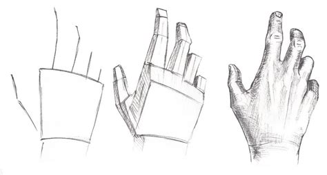 Colpi Image: Come Disegnare Una Mano Aperta