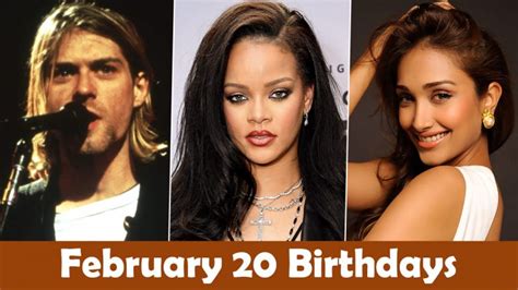 February 20 Celebrity Birthdays: Check List of Famous Personalities ...