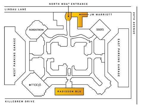 Mall Of America Map Parking - Allyce Maitilde