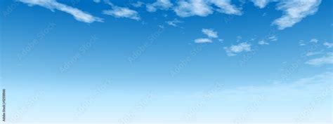 High resolution 3D blue sky background with white clouds Stock ...