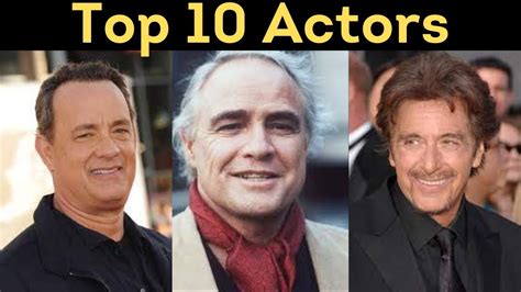 Top 10 Actors of All Time And Number of Oscars - YouTube