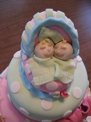 Twin Baby Shower Cakes With Pictures and Instructions!