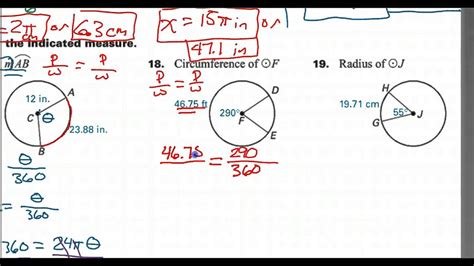 How to Find the Circumference Given the Arc Length and an Angle - YouTube