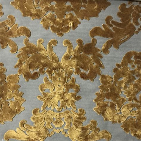 Florence Palace Damask Velvet Upholstery Fabric - Traditional ...