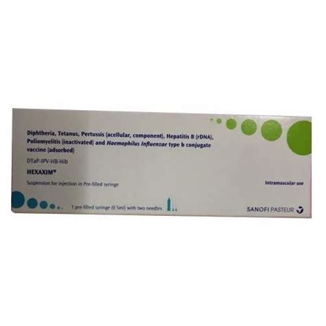 Haemophilus Influenzae Conjugate Vaccine, Packaging Size: 0.5 Ml ...