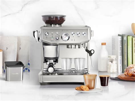 Breville The Barista Express Impress Manual Coffee Machine (Black ...