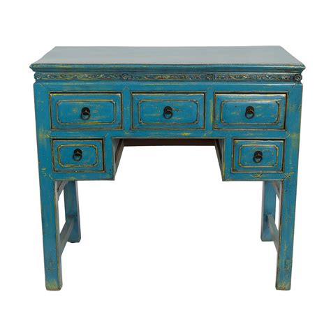 Antique 5 Drawer Writing Desk | Chairish