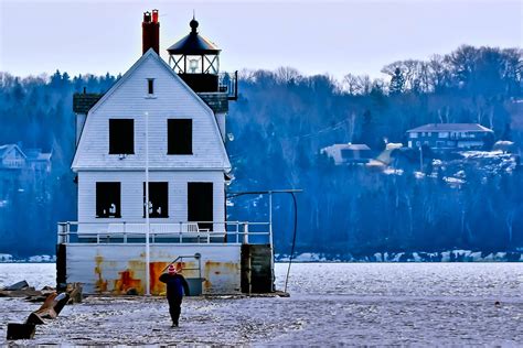 Maine Lighthouses and Beyond: Rockland Breakwater Lighthouse